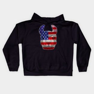 Llama Alpaca 4th Of July Kids Hoodie